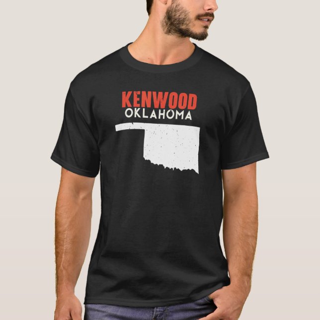 Kenwood USA State America Travel Oklahoman T Shirt (Framsida)