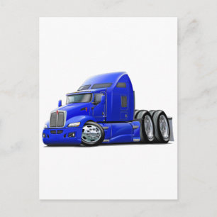 Kenworth 660 Blue Lastbil Vykort