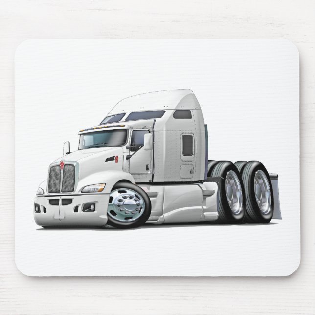 Kenworth 660 vitlastbil musmatta (Framsidan)