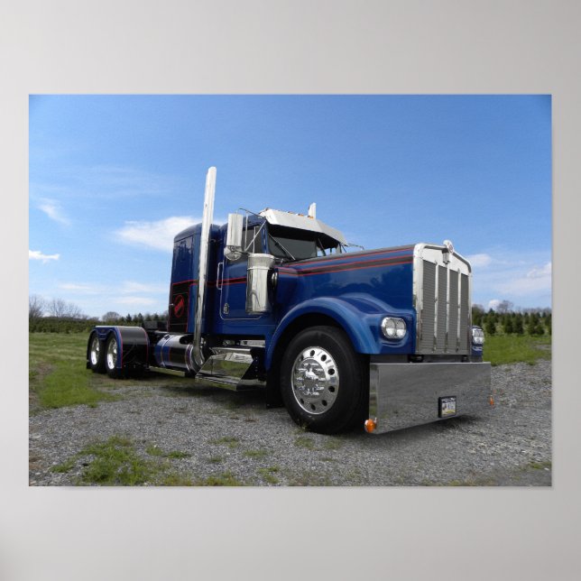 Kenworth A-modell "Red Hett & Blue" Poster (Framsidan)