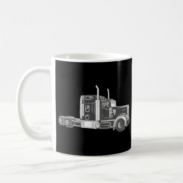 Kenworth lastbil kaffemugg (Vänster)