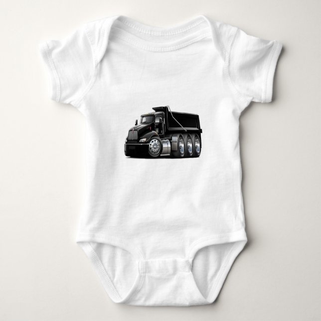 Kenworth T440 svartlastbil Tee (Framsida)