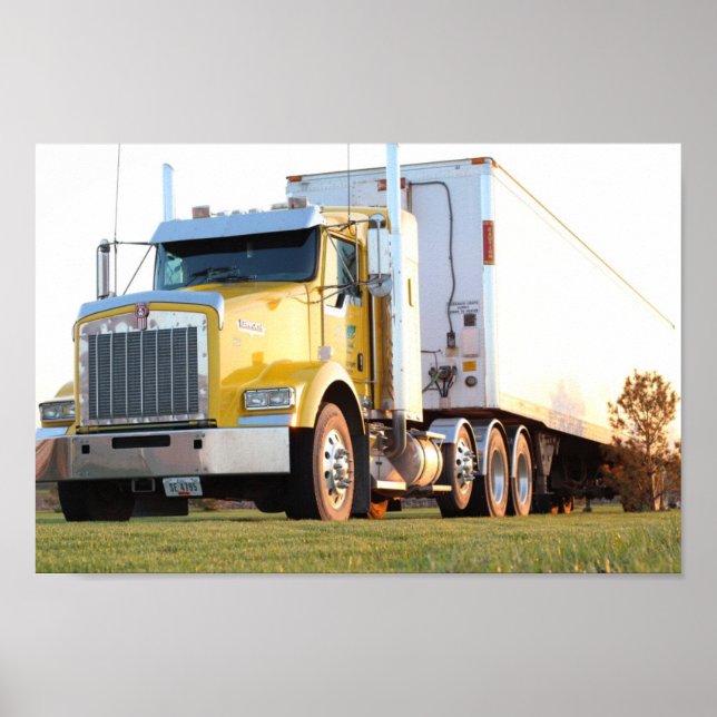 Kenworth trucking poster (Framsidan)