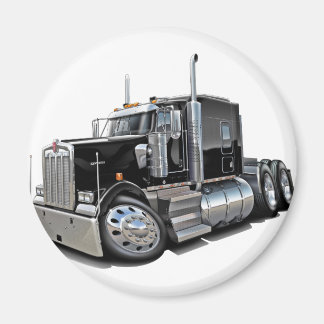Kenworth w900 Black Lastbil Magnet