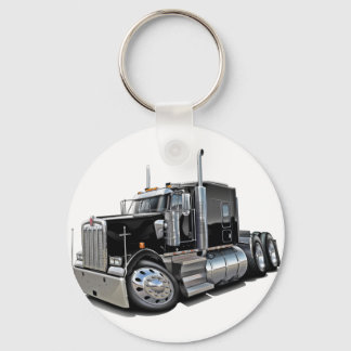 Kenworth w900 Black Lastbil Nyckelring