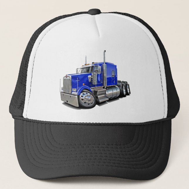 Kenworth w900 blåttlastbil keps (Framsida)