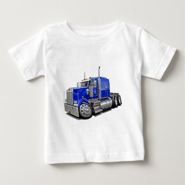 Kenworth w900 Blue Lastbil Tröja (Framsida)