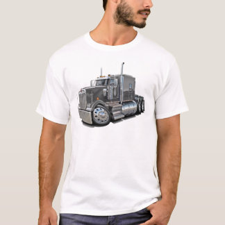 Kenworth w900 grå färglastbil t-shirt