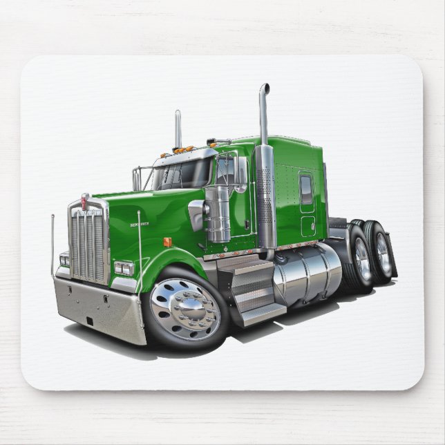 Kenworth w900 gröntlastbil musmatta (Framsidan)