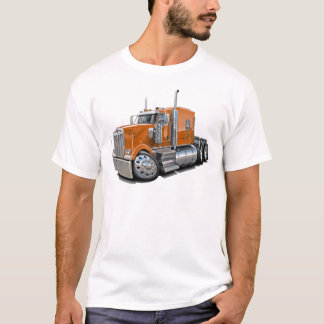 Kenworth w900 orange lastbil tee shirt