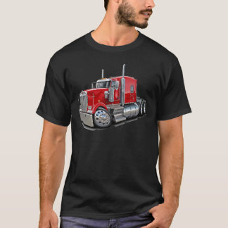Kenworth w900 röd lastbil tröja