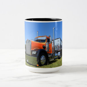 Kenworth W900A Dumpermugg Två-Tonad Mugg