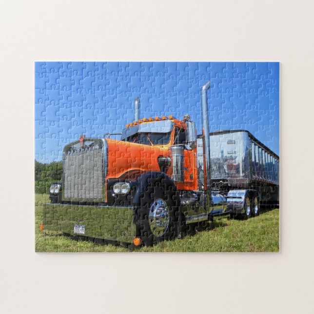 Kenworth W900A Dumperpussel Pussel (Horisontell)