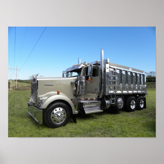 Kenworth W900L Dumper Poster (Framsidan)