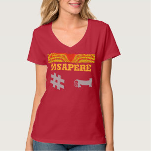 Kenya1 Msapere Tribal Hakuna Matata V-Nacke T-Shir T Shirt