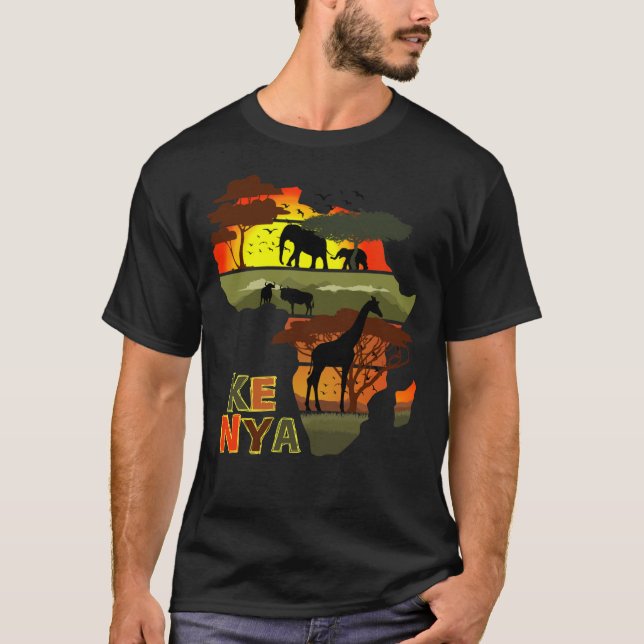 Kenya Africa Essential T-Shirt (Framsida)