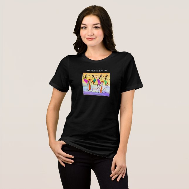 Kenya African elegant Happance Dance T Shirt (Framsida Full)
