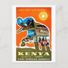 Kenya, Afrika, boka en dejt med solen, resa Vykort