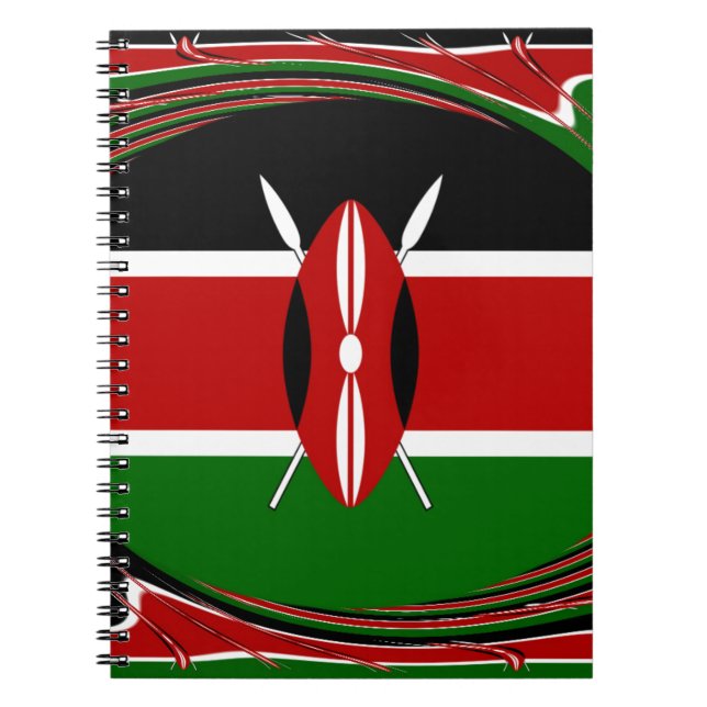 Kenya Anteckningsbok Med Spiral (Framsidan)
