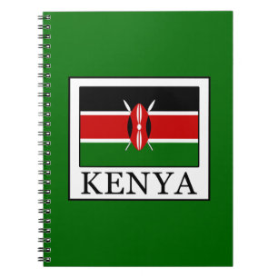 Kenya Anteckningsbok Med Spiral