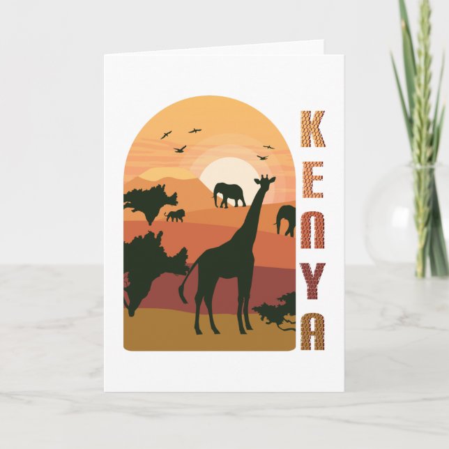 Kenya är underbart kort (Framsida)