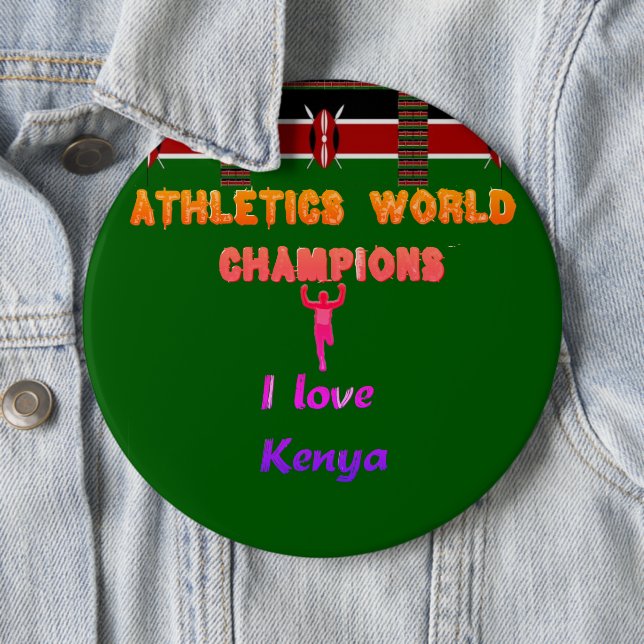 Kenya Athletics Älskare Knapp (In Situ)