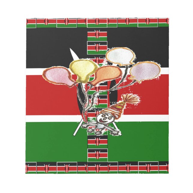 Kenya Birthday Anteckningsblock (Framsida)