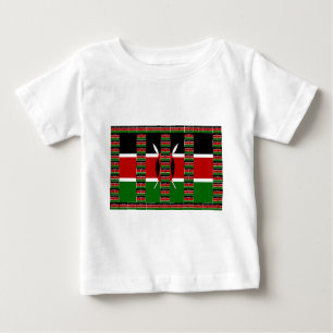 Kenya Black Red grönt T Shirt