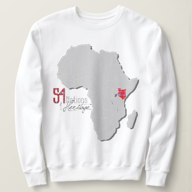 "Kenya" Crewneck tröja (Design framsida)