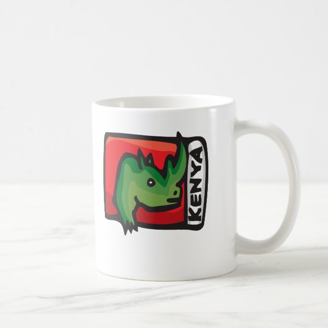Kenya design kaffemugg (Höger)