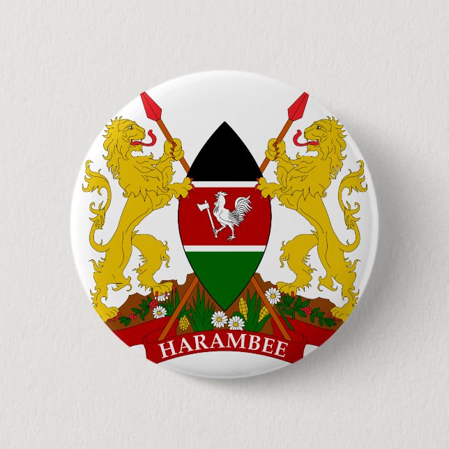 kenya emblem knapp (Framsida)