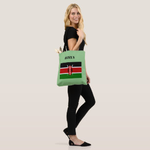 Kenya Flagga Afrika Tygkasse