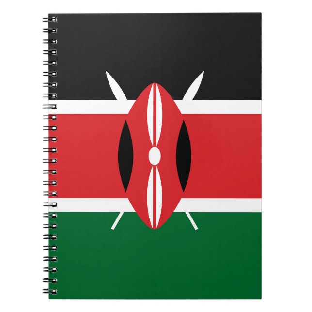 Kenya flagga anteckningsbok (Framsidan)