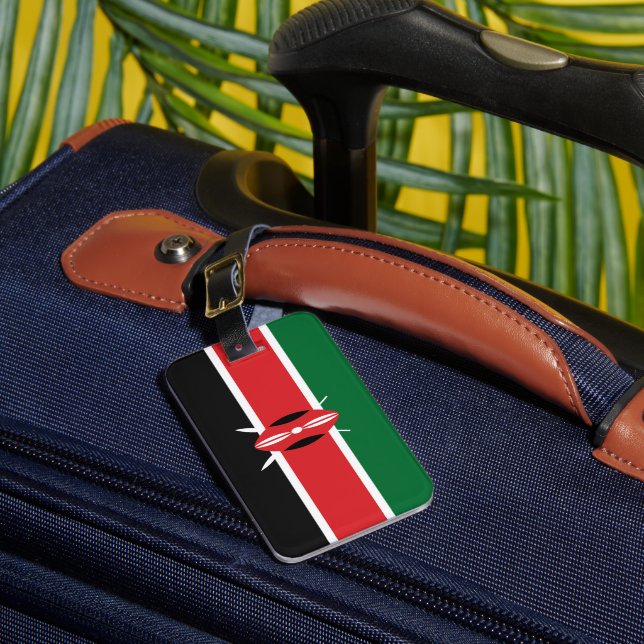 Kenya flagga bagagebricka (Framsida Insitu 1)