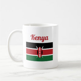 Kenya Flagga Coffee Mugg