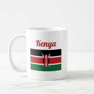 Kenya Flagga Coffee Mugg