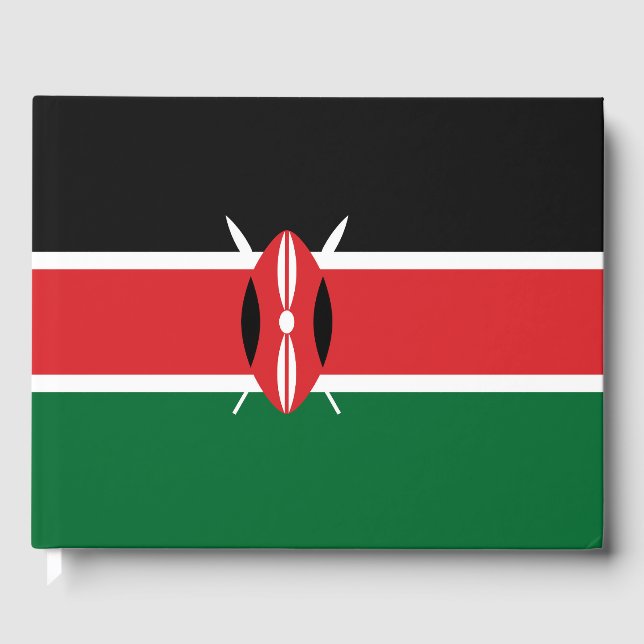 Kenya flagga gästböcker (Framsida)