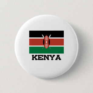 Kenya flagga knapp