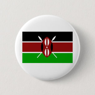 Kenya flagga knapp