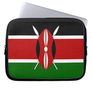 Kenya Flagga Laptop sleeve