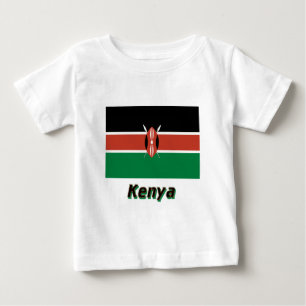 Kenya flagga med namn tröja