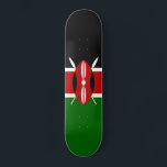 Kenya Flagga Mini Skateboard Bräda 18,5 Cm<br><div class="desc">Kenyas patriotiska flagga.</div>