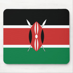 Kenya flagga Mousepad Musmatta