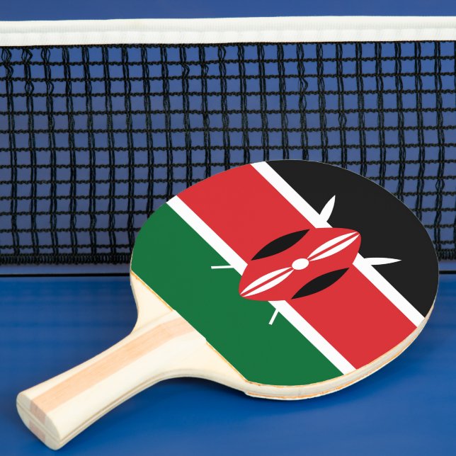 Kenya flagga pingisracket (Insitu)