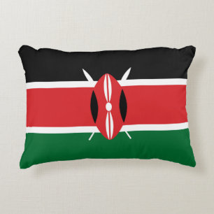 Kenya flagga prydnadskudde