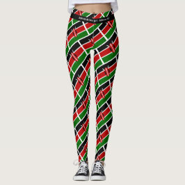 KENYA FLAGGA Scripture SPRINGA DIN TÄVLING Personl Leggings