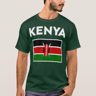 Kenya Flagga T Shirt