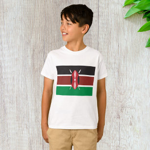 Kenya Flagga T Shirt