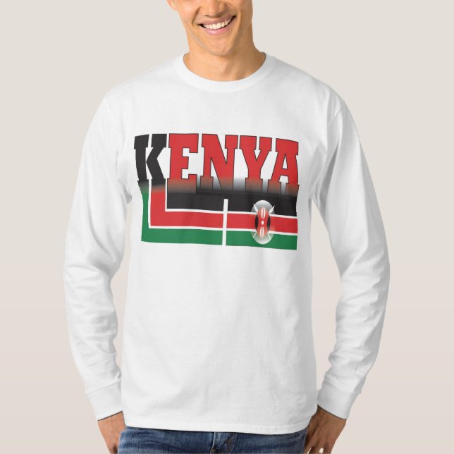 KENYA FLAGGA T-SHIRT (Framsida)