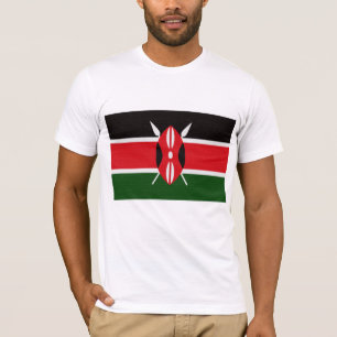 Kenya flagga t-shirt